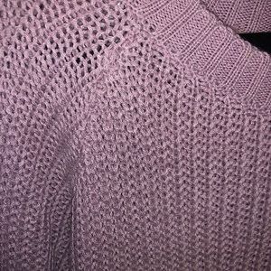 Purple Knit Sweater